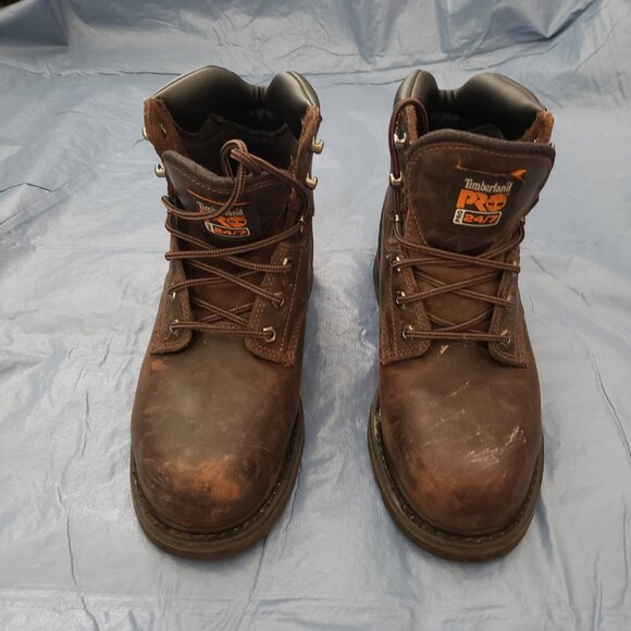 Timberland Pro 24/7 Mens 8 W Safety Toe Slip Resistant Waterproof Work B… main image 9